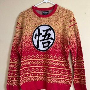 DRAGON BALL Z - UGLY CHRISTMAS SWEATER - MEDIUM - MEN OR WOMEN